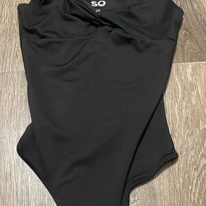 SO Elegant Black Bodysuit
